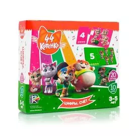 Игра развивающая Vladi Toys 44 Котенка Цифры. Счет