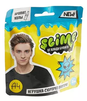 Игрушка для детей ТМ «Slime», синий, 80 г. Влад А6