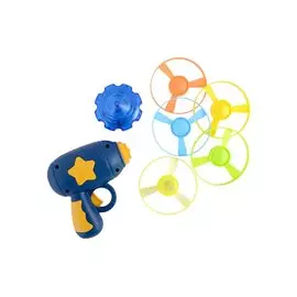 Игрушка с запуском (пистолет, диски 5 штук), в ассортименте