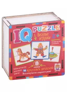 IQ Пазл деревянный "Весёлые игрушки"