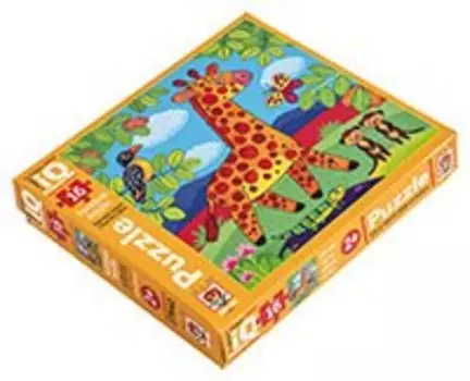 IQ Пазл МАКСИ 16 эл. Милый жираф