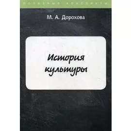 История культуры