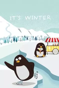 It s winter (Софт-тач тетрадь)