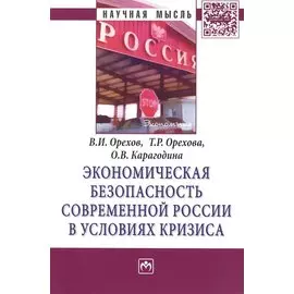 Экономическая безопасность современной России в условиях кризиса. Монография