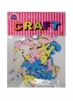 Элементы из EVA клеящиеся. Детеныши животных (11-21146-40)