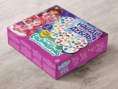 Энчантималс. Найди дубль! Логика для малышей. Развивающий набор.