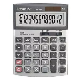 Калькулятор, COMIX 12-разрядный металл CS-2302