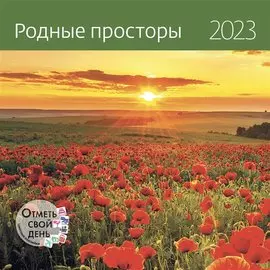 Календарь настенный на 2023 год "Родные просторы"