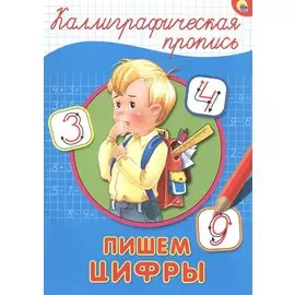 КАЛЛИГРАФИЧЕСКАЯ ПРОПИСЬ А4. ПИШЕМ ЦИФРЫ