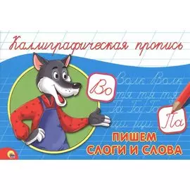КАЛЛИГРАФИЧЕСКАЯ ПРОПИСЬ А5. альбомная. ПИШЕМ СЛОГИ И СЛОВА
