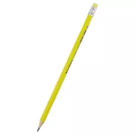 Карандаш GoodMark, Neon, чернографитный HB с ластиком, в ассортименте