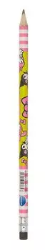Карандаши ч/гр НВ с ластиком "Kuromi+Me Melody"