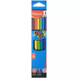 Карандаши цветные Maped, Color Peps, 6 цветов