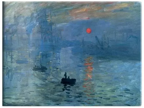 Кардхолдер. Клод Моне Впечатление. Восходящее солнце (в форме книжки)