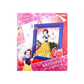 Набор для творчества LORI Картина из пайеток Disney Принцесса Белоснежка Апд-012