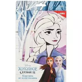 Картина из пластилина «Эльза»