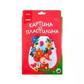 Набор для творчества LORI Картина из пластилина Оленёнок Пз/Пл-009