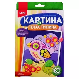Картина из пластилина LORI Птичка