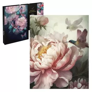 Картина по номерам "Розовый цветок" 40х50 см