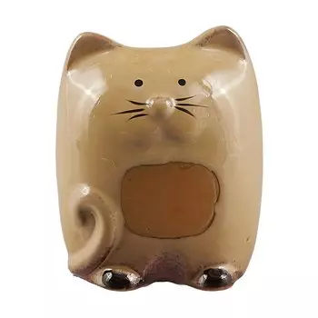 Керамическая глянцевая фигурка Кот (8см)