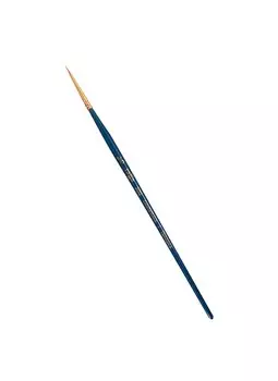 Кисть художественная Галерея, синтетика, круглая, короткая ручка №5/0, Гамма