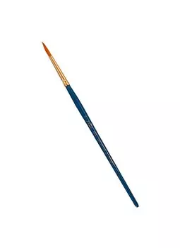 Кисть художественная Галерея, синтетика, круглая, короткая ручка №6, Гамма