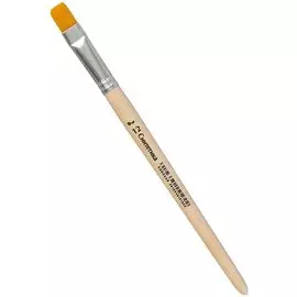 Кисть синтетика плоская №12, АРТКОМ