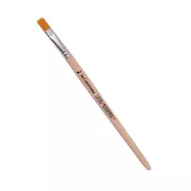 Кисть синтетика плоская №8, АРТКОМ