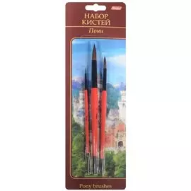 Кисти 3 шт, пони