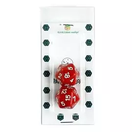 Классный набор: Двадцатки. Кубик d20 2 шт. Для нард и настольных игр