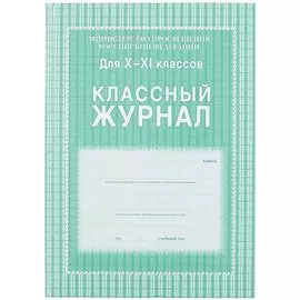 Классный журнал 10-11 класс