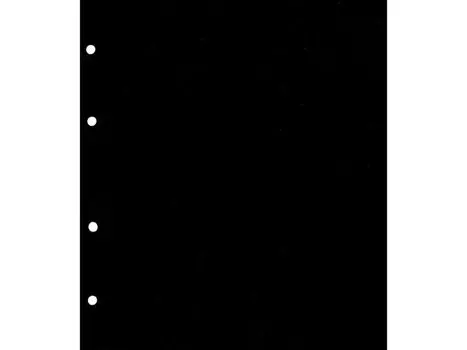 Комплект листов вертикальный промежуточный черный 192х220мм формат Numis 5шт.