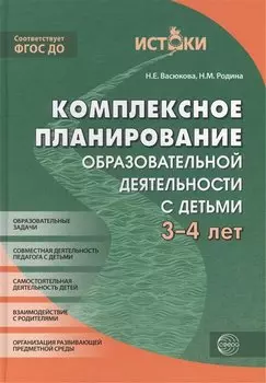 Комплексное планирование образовательной деятельности с детьми 3—4 лет(Истоки). ФГОС ДО