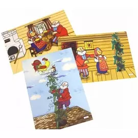 Петушок Золотой Гребешок и чудо-меленка. Для детей 4-7 лет. 32 иллюстрированные сюжетно-игровые карты к сказке с методическим описанием