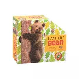 Пазл контурный «Медведь», 100 деталей