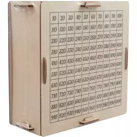 Копилка 50 500 за 100 дней (дерево) (18Х18)