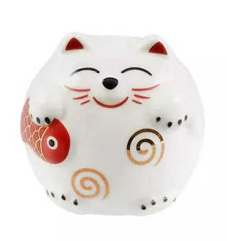 Копилка Кошечка круглая (керамика) (7х7)