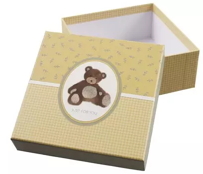 Коробка подарочная "Cute bear" 20*20*9,5см,картон
