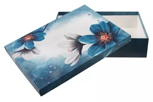 Коробка подарочная "Гармония" 25*17*6см, Новый год, картон