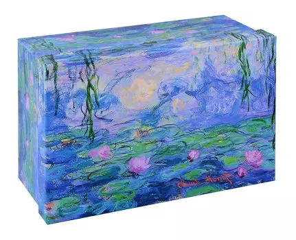 Коробка подарочная "Моне. Водяные лилии" 17*11*7см, картон