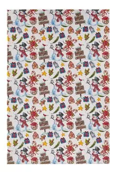 Коробка подарочная "Снеговичок" 26*17*11см, Новый год, картон