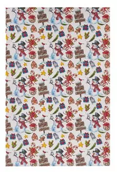 Коробка подарочная "Снеговичок" 28.5*18.5*12см, Новый год, картон