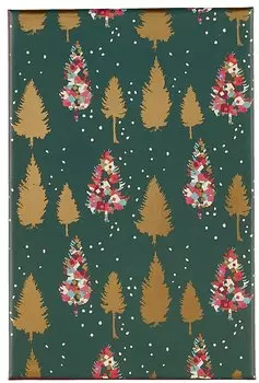 Коробка подарочная "Зимний лес" 23*16*9,5см, Новый год, картон