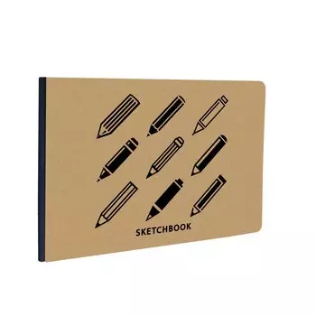 Скетчбук «Kraft & Color», А5–, 40 листов