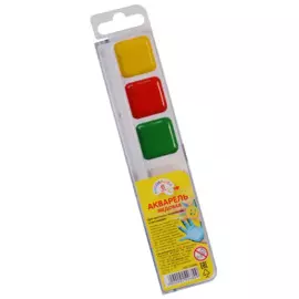 Краски акварельные "Рисовашка", 6 цветов