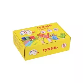 Краски гуашевые "Рисовашка", 6 цветов