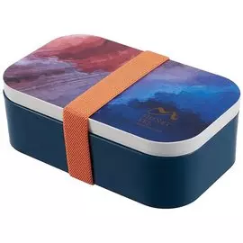 Ланч-бокс Акварель 800мл (пластик) (20х12)