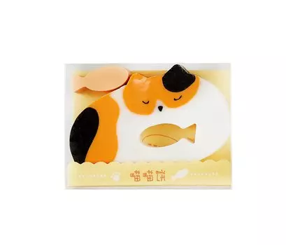 Ластик "Cat and Fish", инд. уп., ассорти