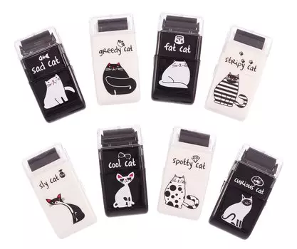 Ластик "Cat", собиратель стружки, ассорти