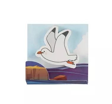 Ластик "Чайка" инд.уп., ассорти